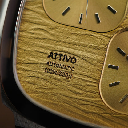 Vesuviate Attivo-Duplex 39mm Yellow Gold Dual Dial - Horology Story Youtube Store