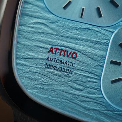 Vesuviate Attivo-Duplex 39mm Pastel Blue Dual Dial - Horology Story Youtube Store