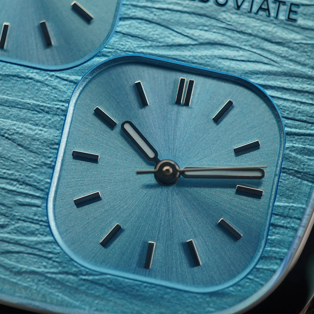 Vesuviate Attivo-Duplex 39mm Pastel Blue Dual Dial - Horology Story Youtube Store