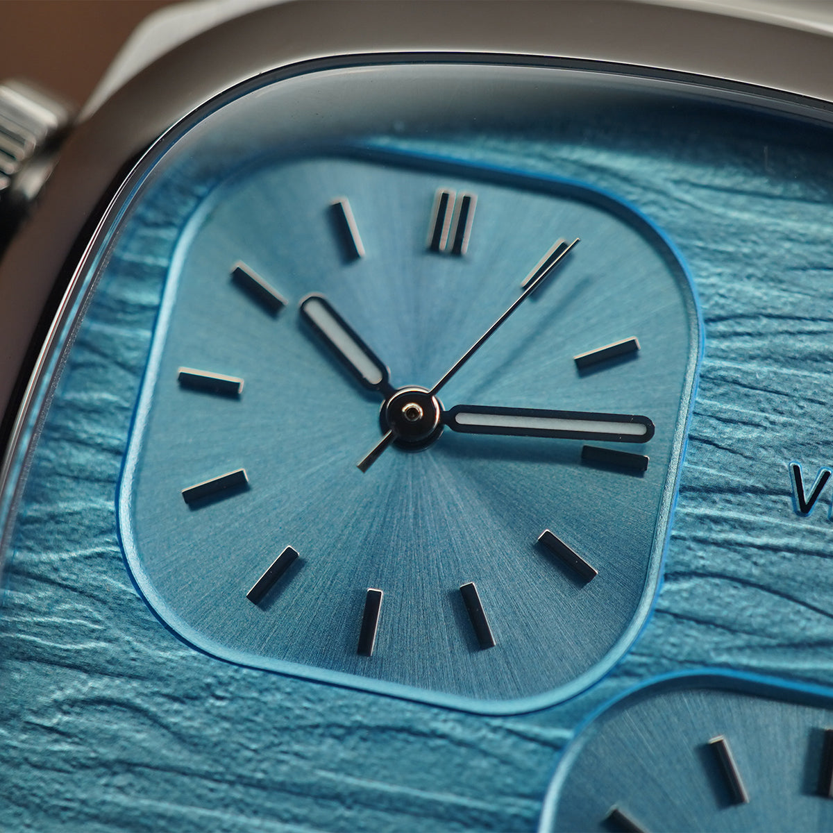 Vesuviate Attivo-Duplex 39mm Pastel Blue Dual Dial - Horology Story Youtube Store