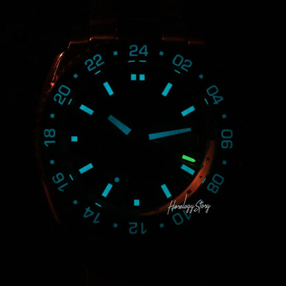 Vesuviate Volare 41mm GMT Blue Dial - Horology Story Youtube Store