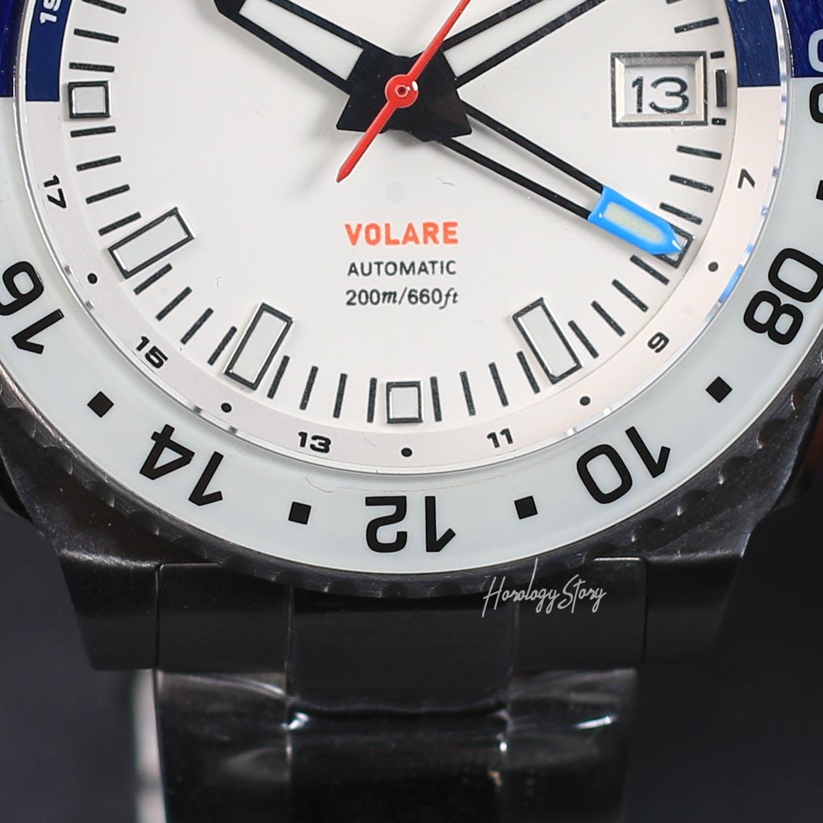 Vesuviate Volare 41mm GMT White Lumed Dial - Horology Story Youtube Store