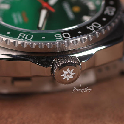Vesuviate Volare 41mm GMT Green Dial - Horology Story Youtube Store