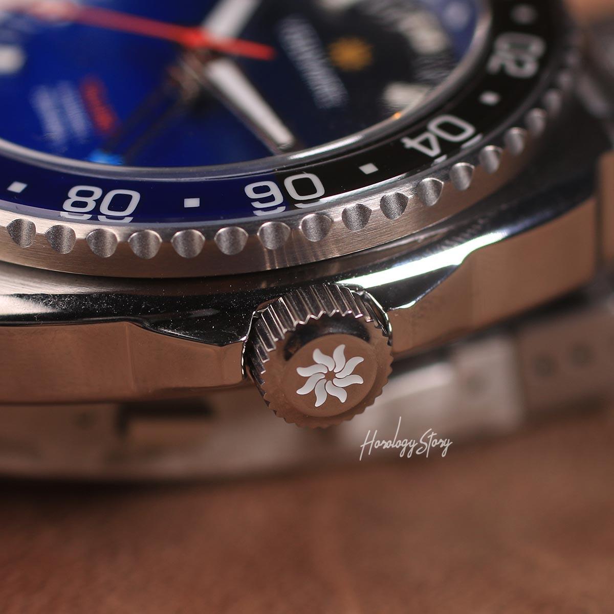Vesuviate Volare 41mm GMT Blue Dial - Horology Story Youtube Store