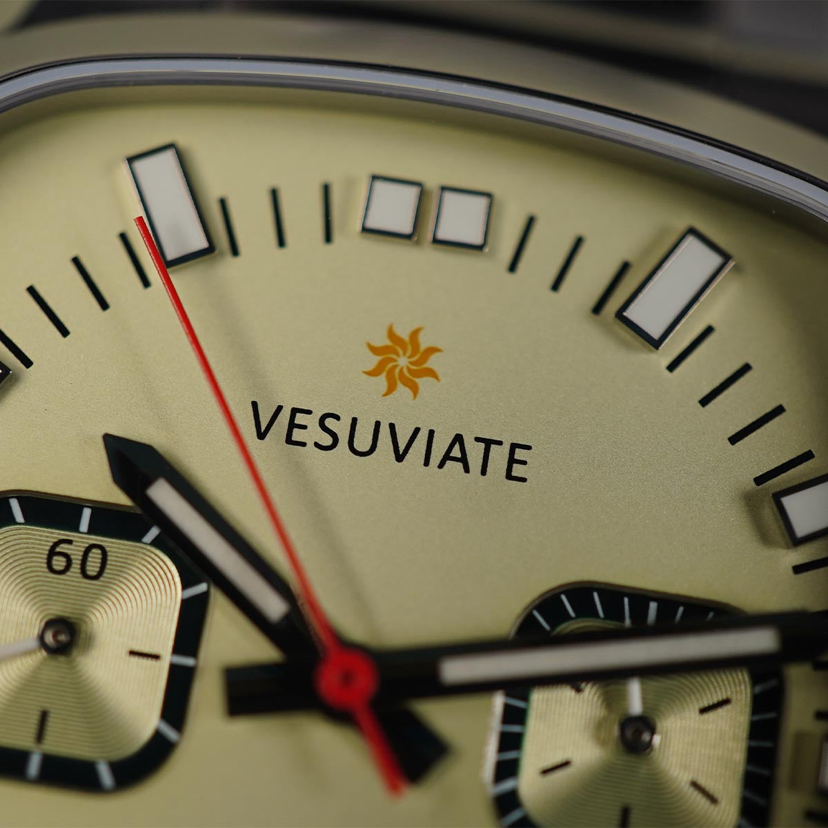 Vesuviate Attivo Chrono 39mm Pale Yellow Dial Automatic - Horology Story Youtube Store