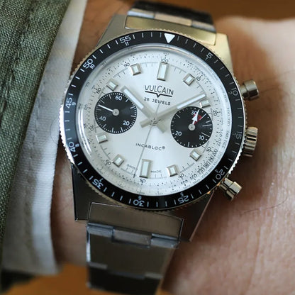 Vulcain Skindiver Chronograph Panda Dial
