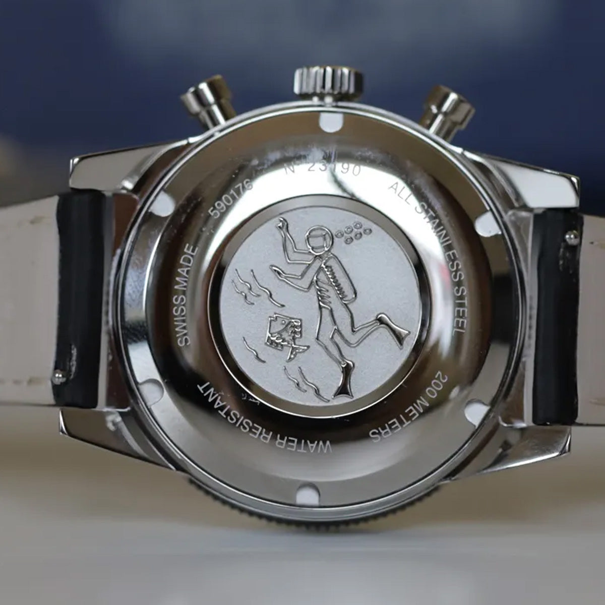 Vulcain Skindiver Chronograph Panda Dial