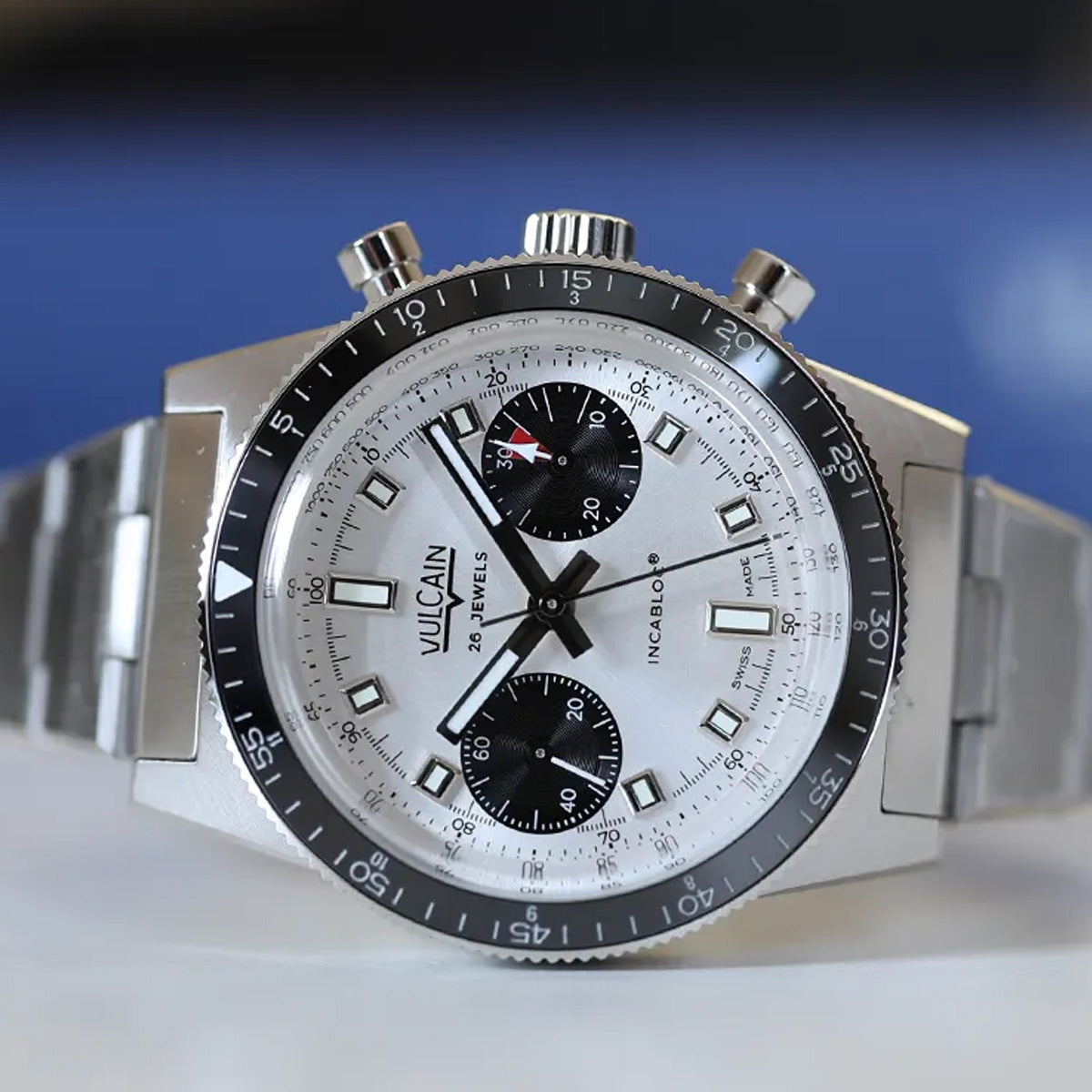 Vulcain Skindiver Chronograph Panda Dial