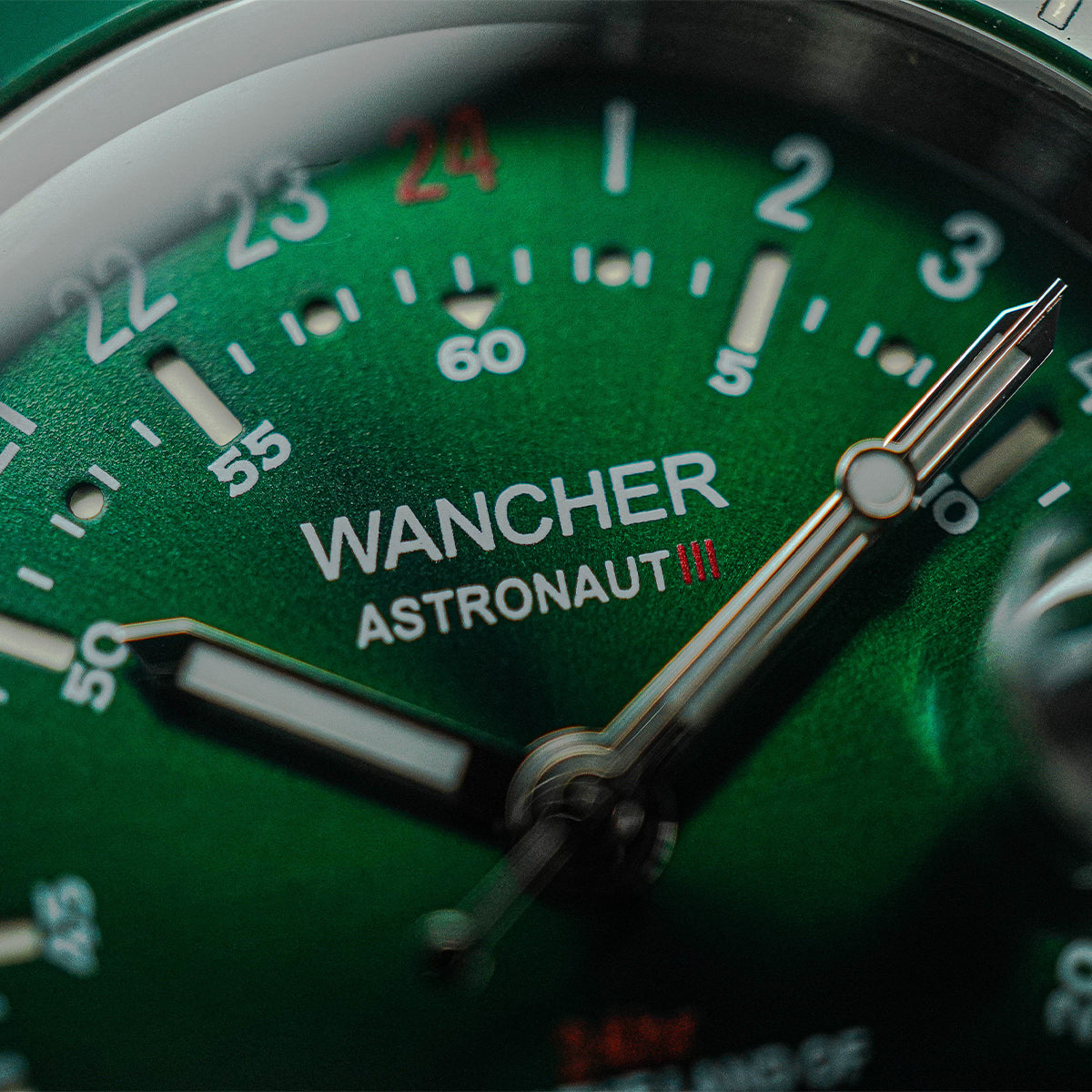Wancher Astronaut III 24 Hour Green Dial
