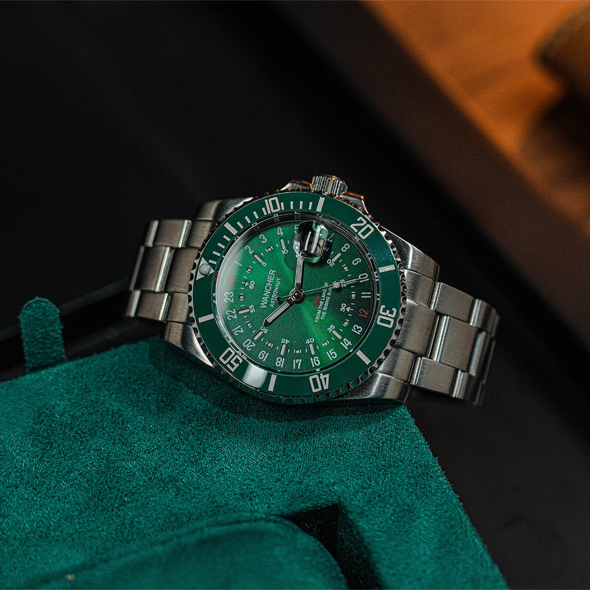 Wancher Astronaut III 24 Hour Green Dial
