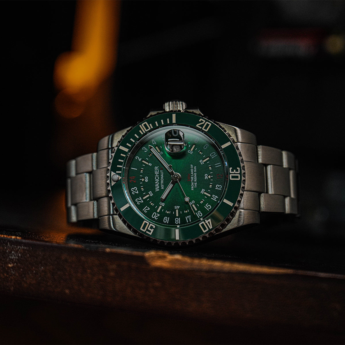 Wancher Astronaut III 24 Hour Green Dial