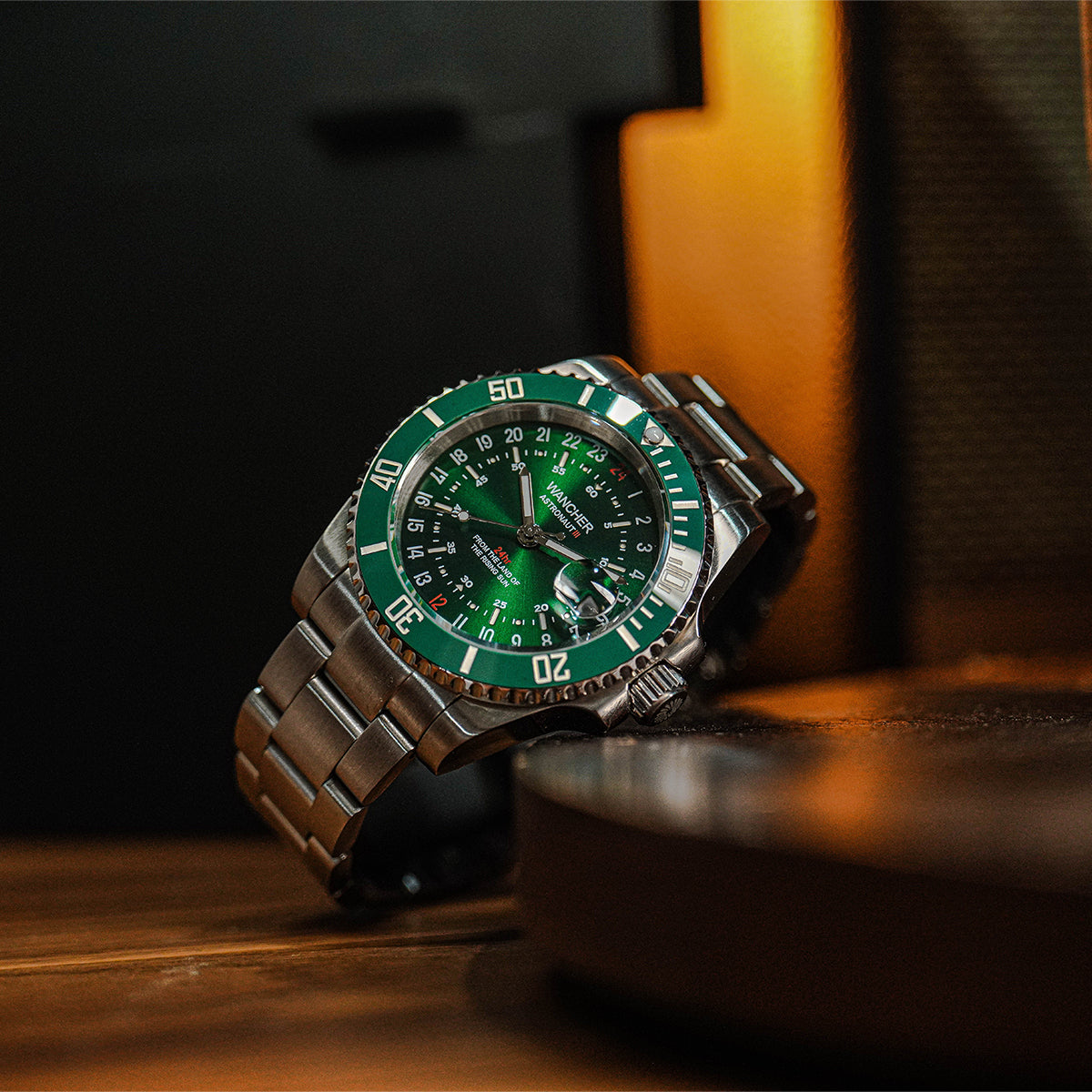 Wancher Astronaut III 24 Hour Green Dial