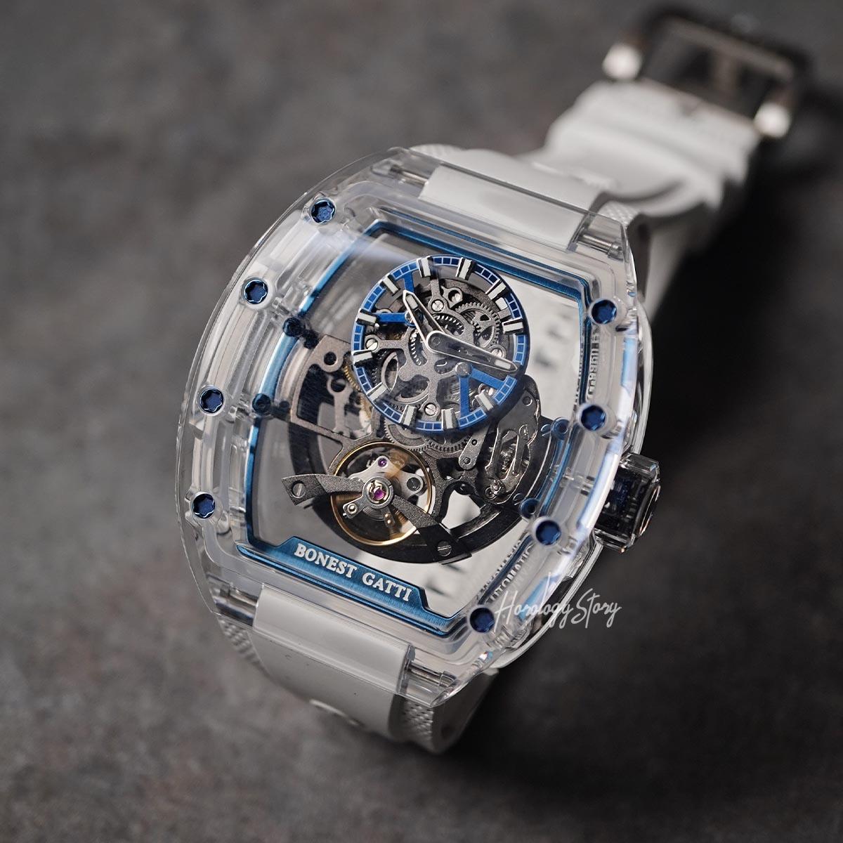 Bonest Gatti Ghost Speed BG9960 Synthetic Mineral Case - Horology Story Youtube Store
