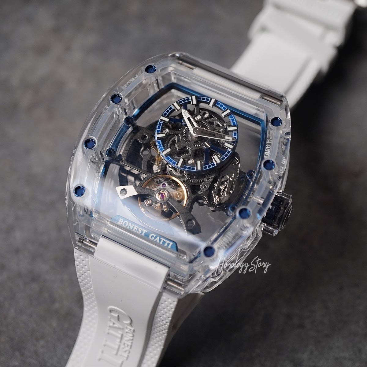 Bonest Gatti Ghost Speed BG9960 Synthetic Mineral Case - Horology Story Youtube Store