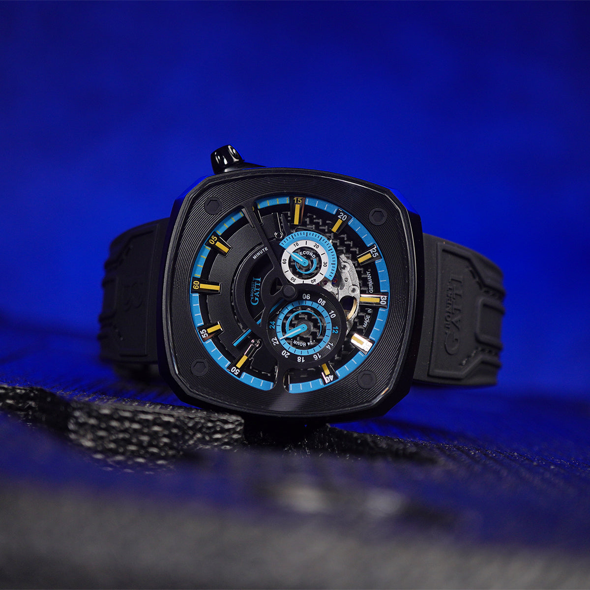 Bonest Gatti Whirlwind BG6601 Square shaped Black Steel Case