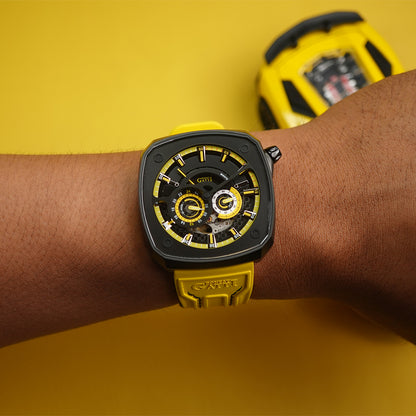 Bonest Gatti Whirlwind BG6601 Square shaped Black Steel Case