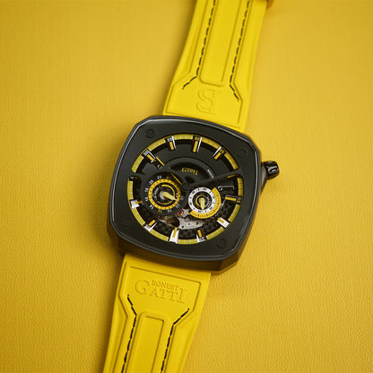 Bonest Gatti Whirlwind BG6601 Square shaped Black Steel Case