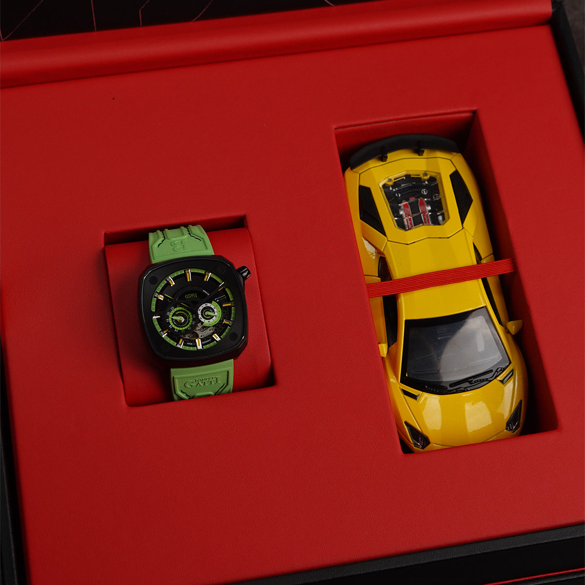 Bonest Gatti Whirlwind BG6601 Square shaped Black Steel Case