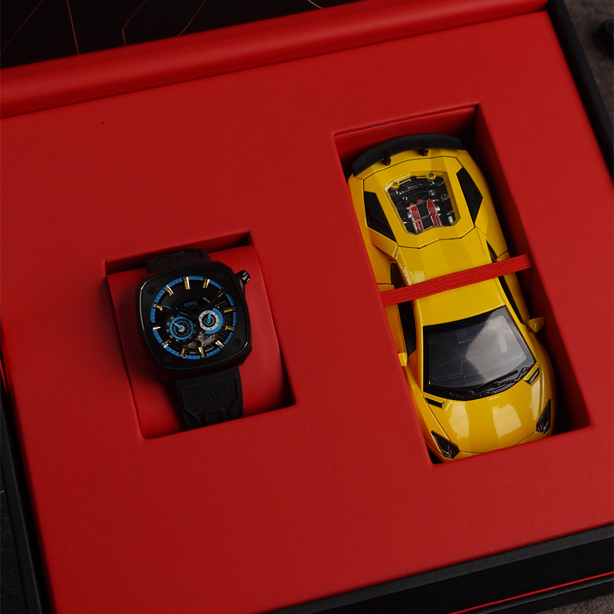 Bonest Gatti Whirlwind BG6601 Square shaped Black Steel Case