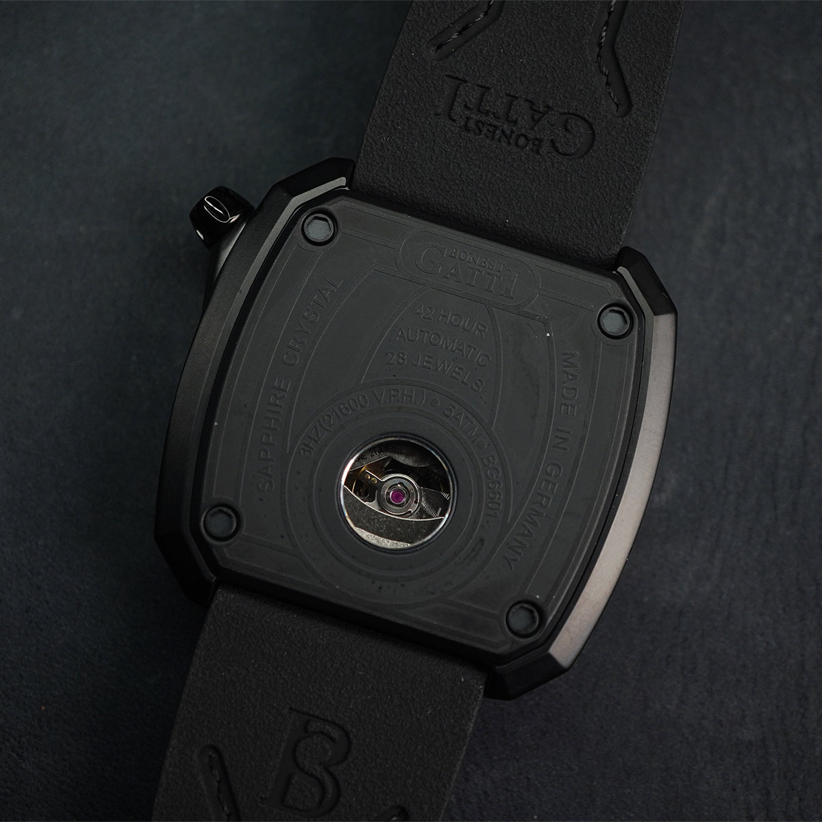 Bonest Gatti Whirlwind BG6601 Square shaped Black Steel Case