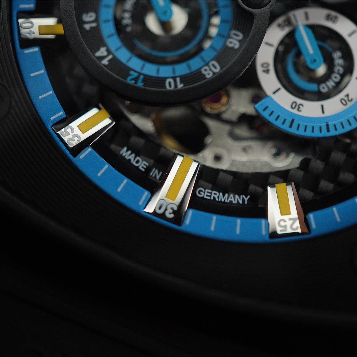 Bonest Gatti Whirlwind BG6601 Square shaped Black Steel Case