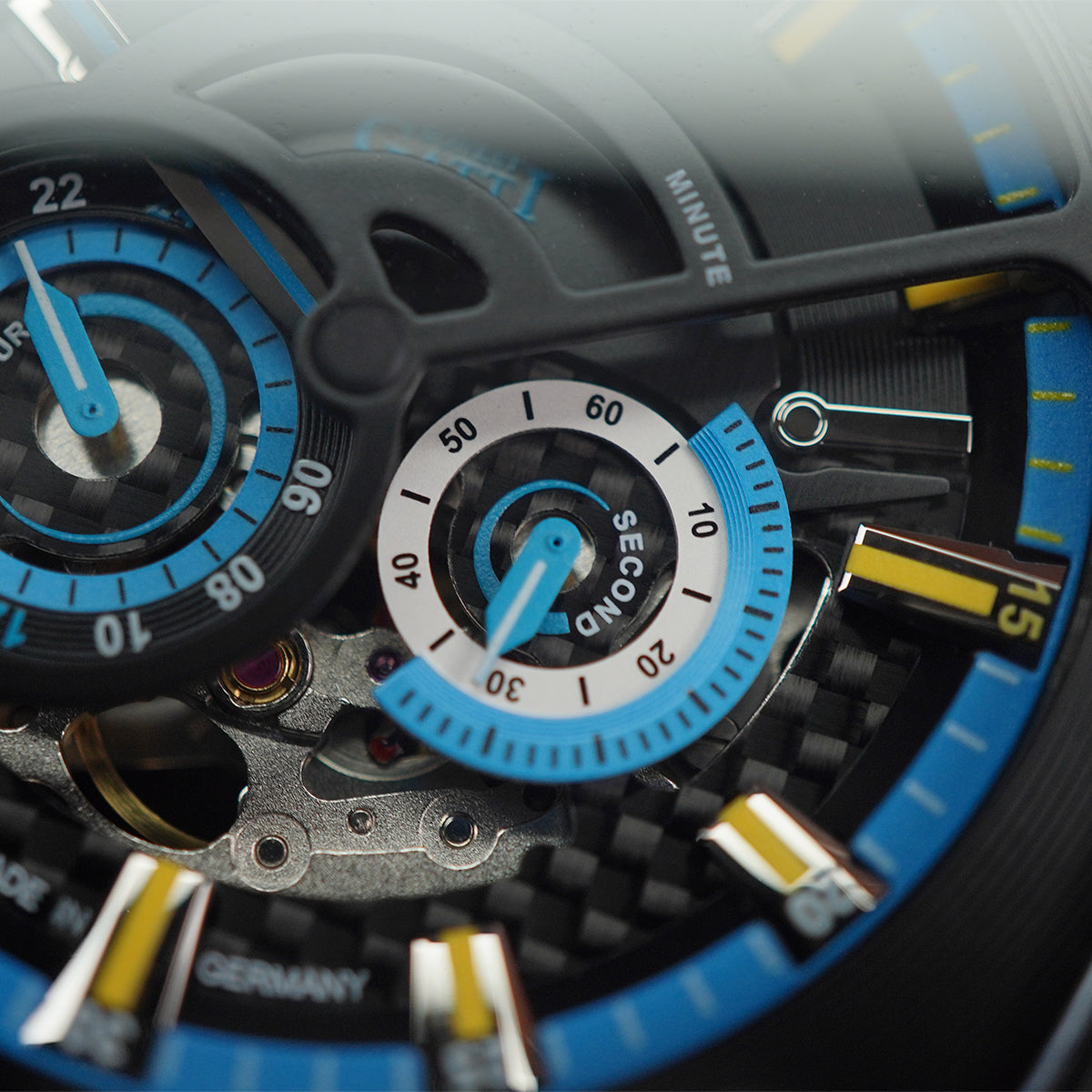 Bonest Gatti Whirlwind BG6601 Square shaped Black Steel Case