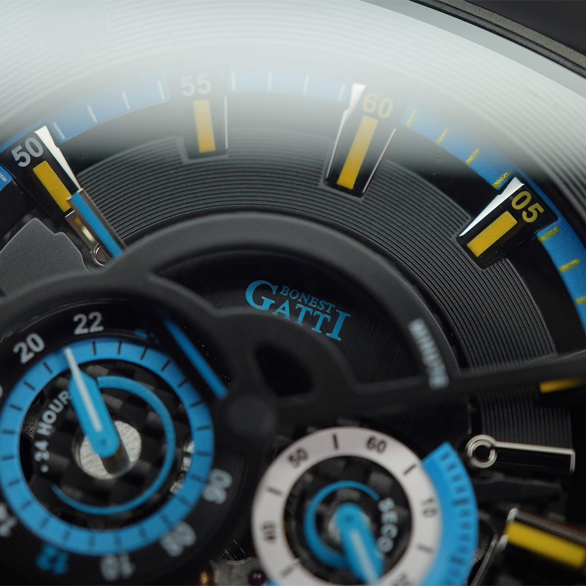 Bonest Gatti Whirlwind BG6601 Square shaped Black Steel Case