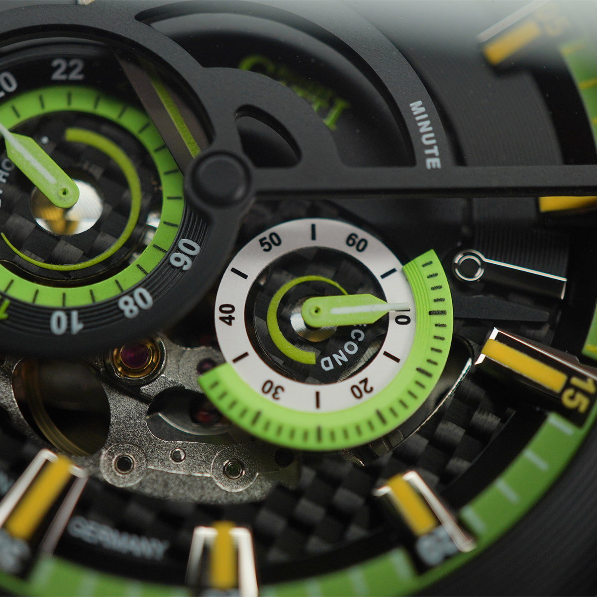 Bonest Gatti Whirlwind BG6601 Square shaped Black Steel Case