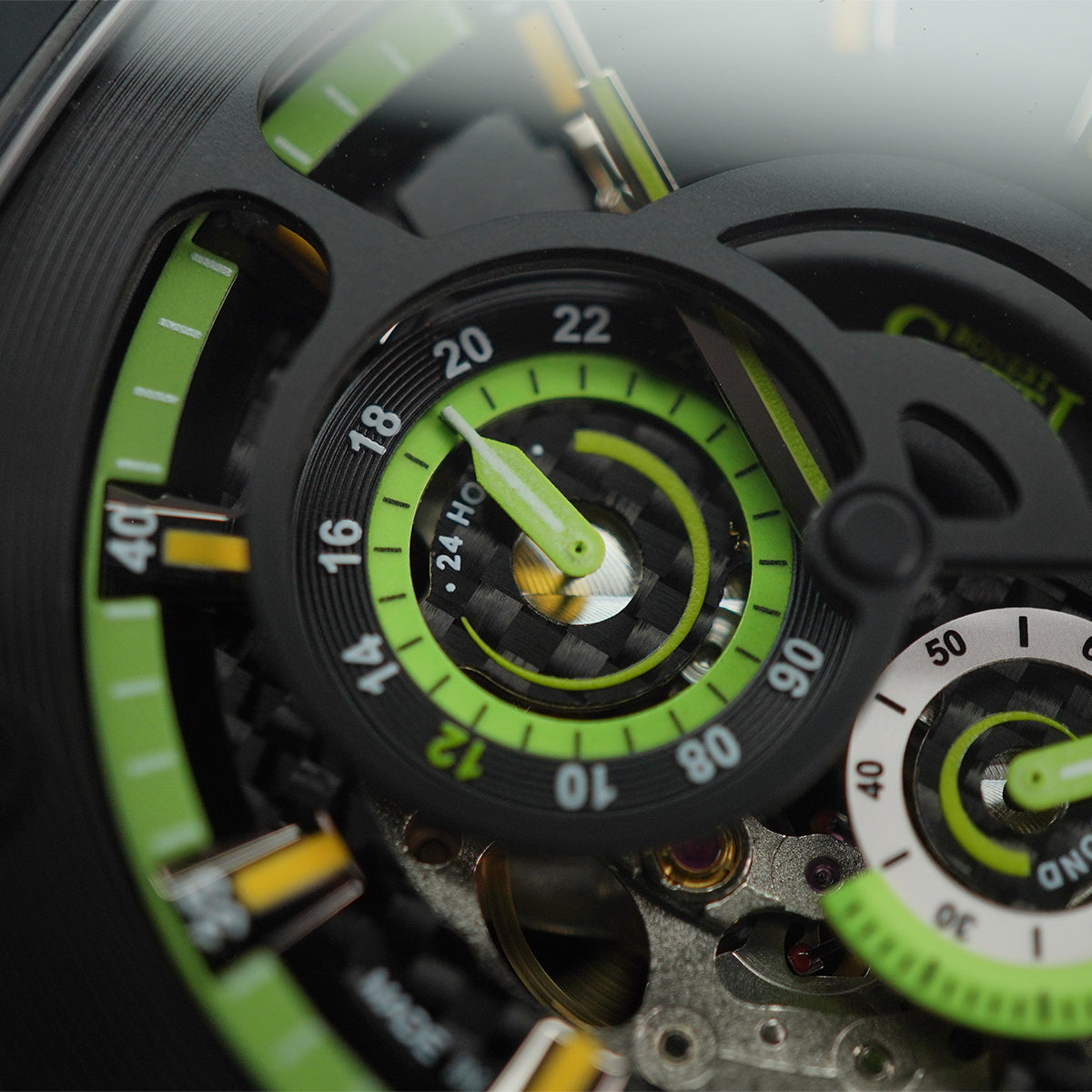 Bonest Gatti Whirlwind BG6601 Square shaped Black Steel Case