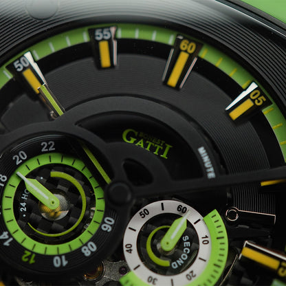 Bonest Gatti Whirlwind BG6601 Square shaped Black Steel Case