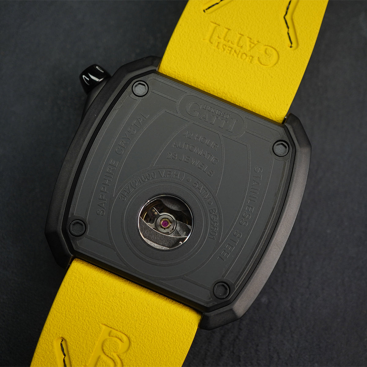 Bonest Gatti Whirlwind BG6601 Square shaped Black Steel Case