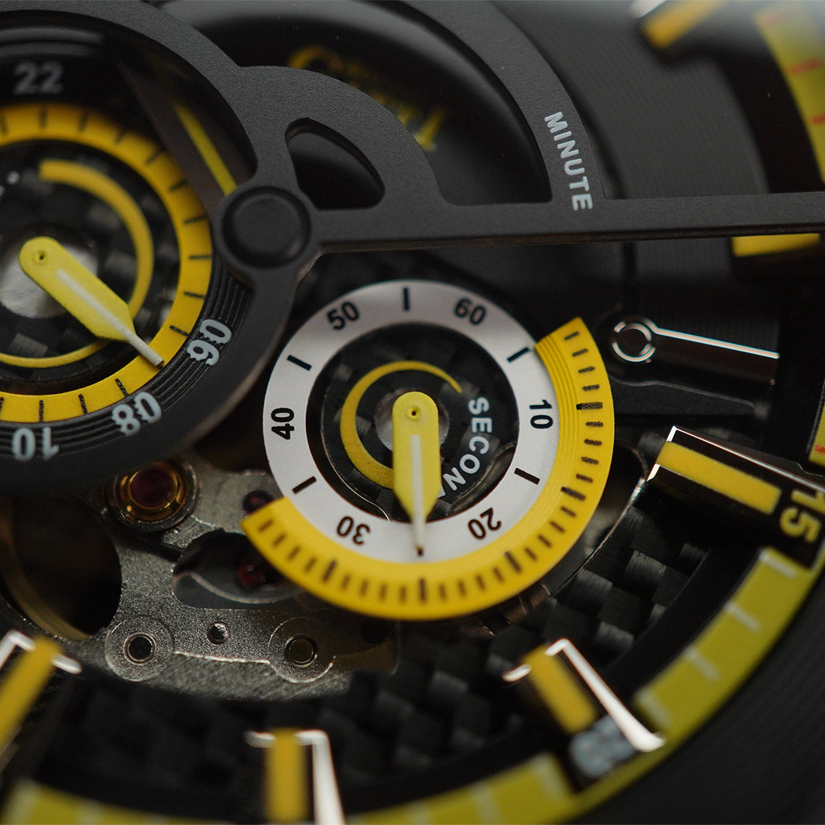 Bonest Gatti Whirlwind BG6601 Square shaped Black Steel Case