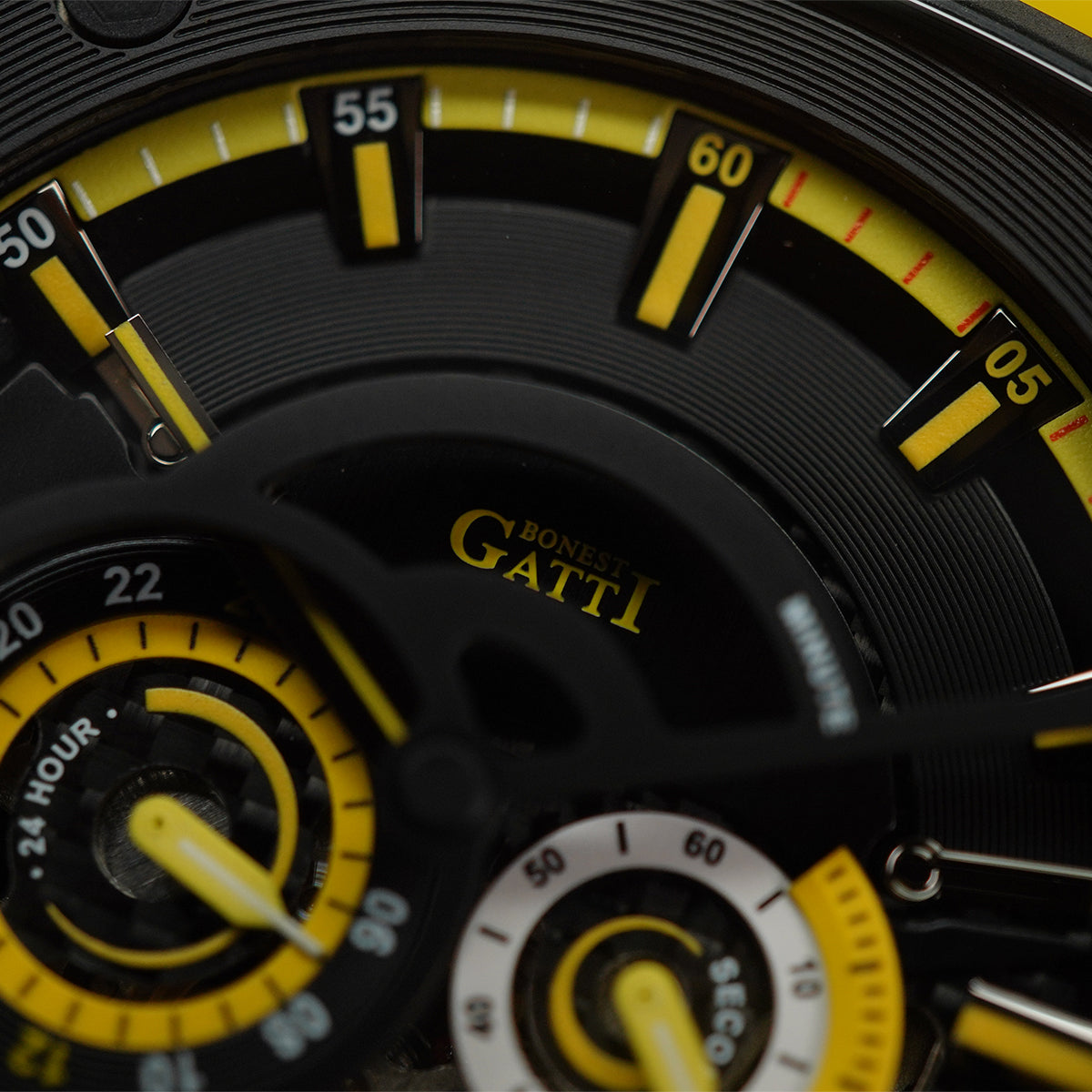 Bonest Gatti Whirlwind BG6601 Square shaped Black Steel Case