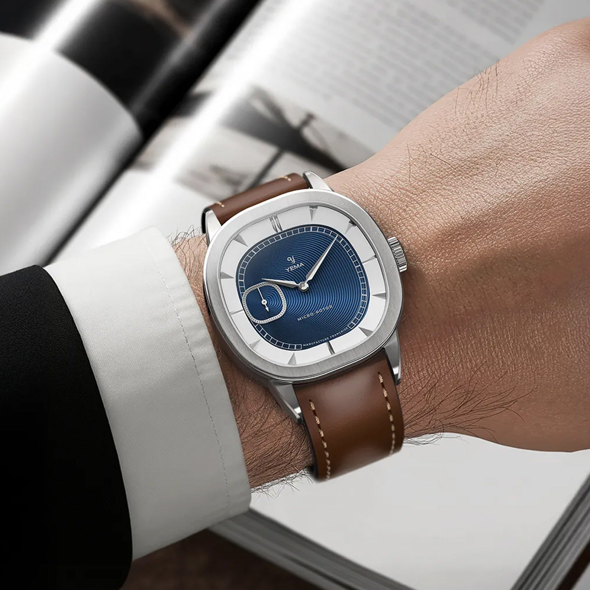 Granvelle Blue Dial Micro-Rotor CMM.20