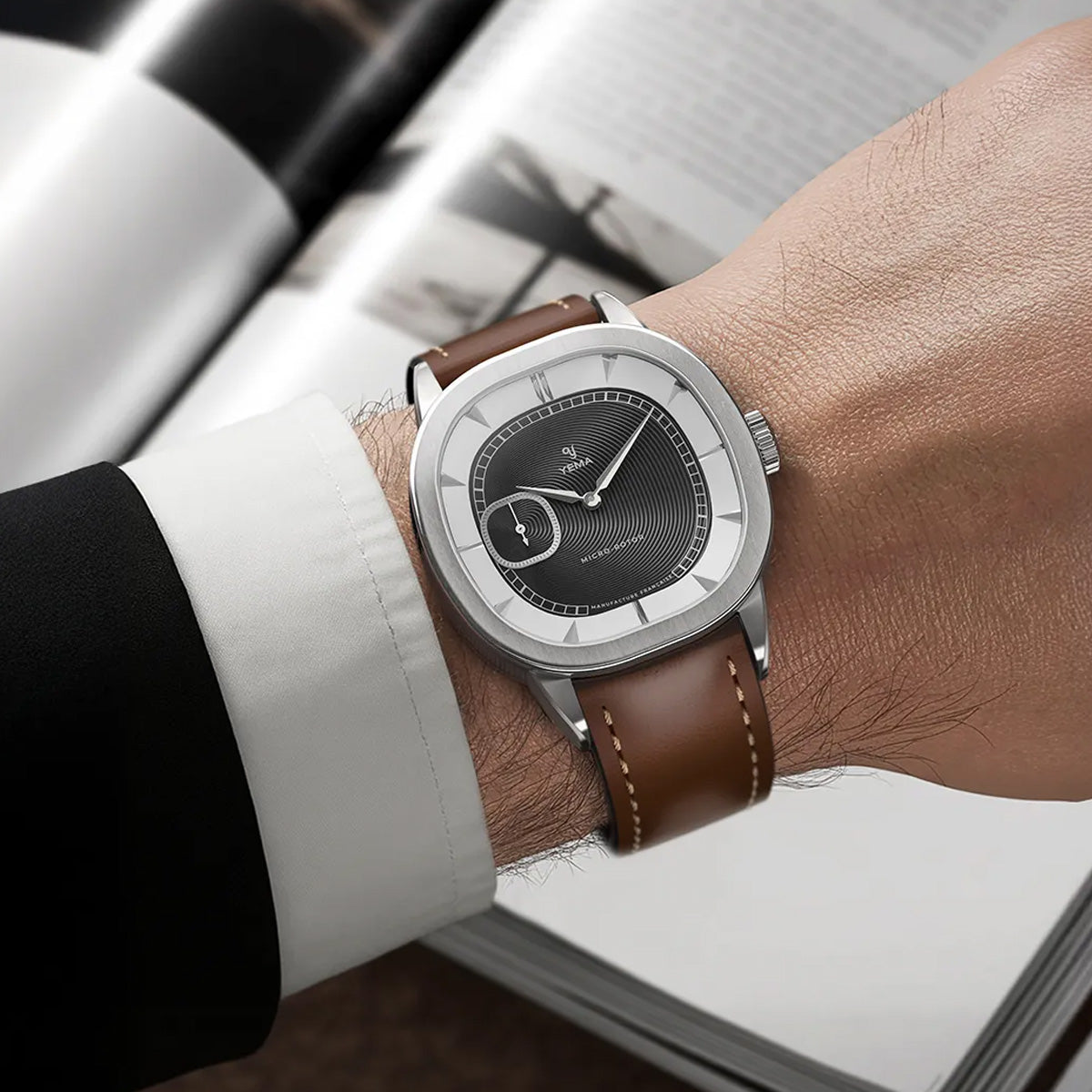 Granvelle Black Dial Micro-Rotor CMM.20