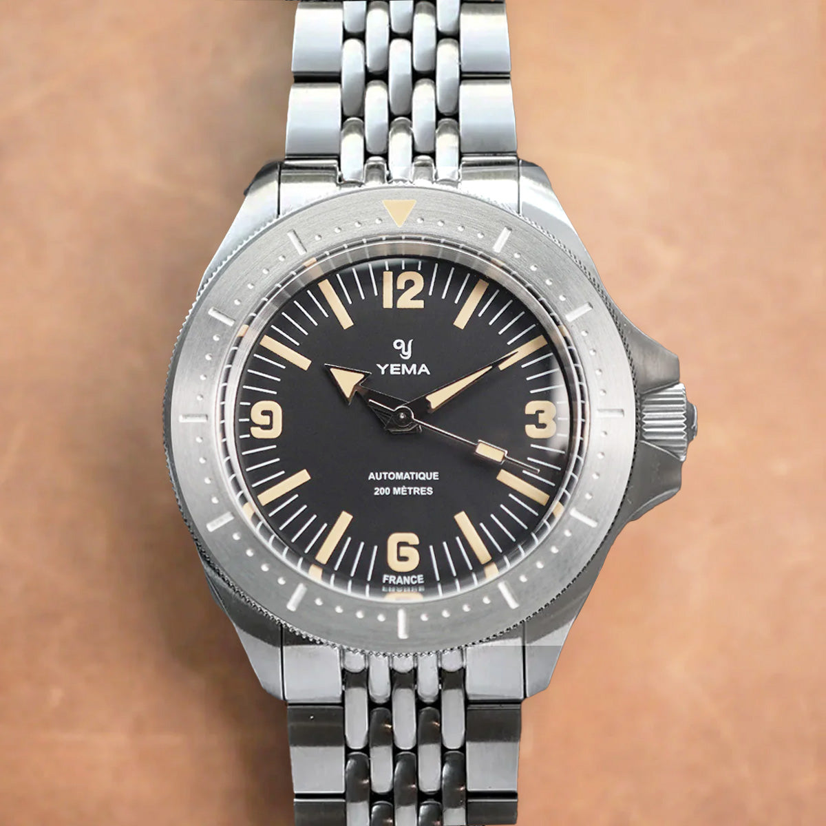 Diver Vintage Inspired Black Dial