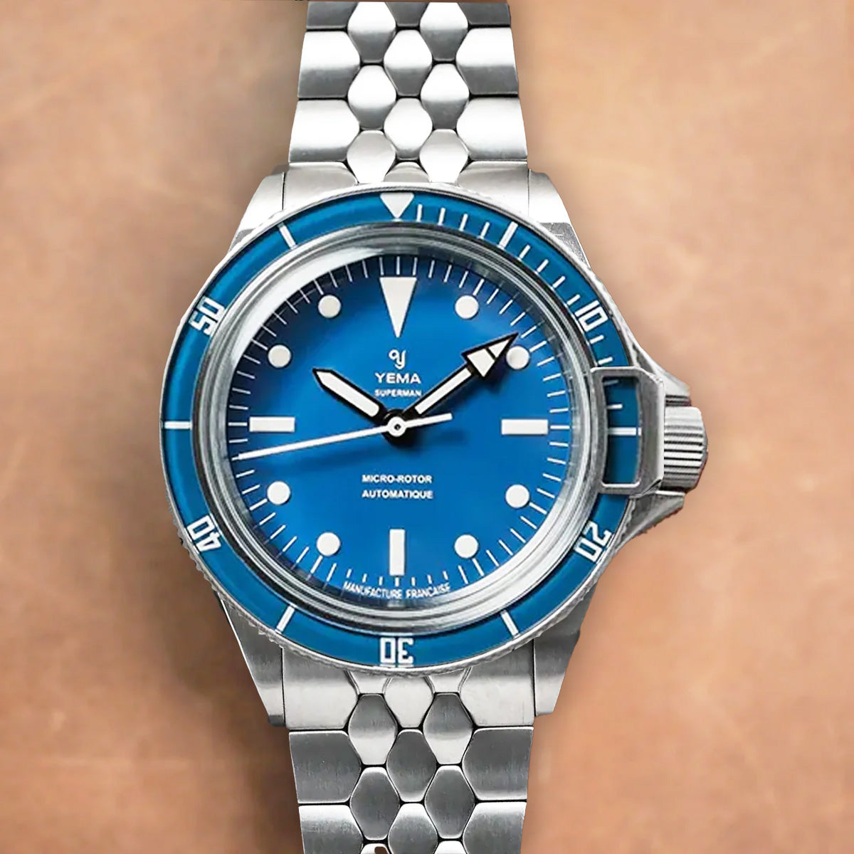 Superman Slim CMM.20 Blue Dial