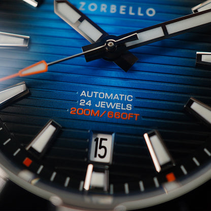 Zorbello D1 Ocean Degrade Blue ZBAG002 - Horology Story Youtube Store