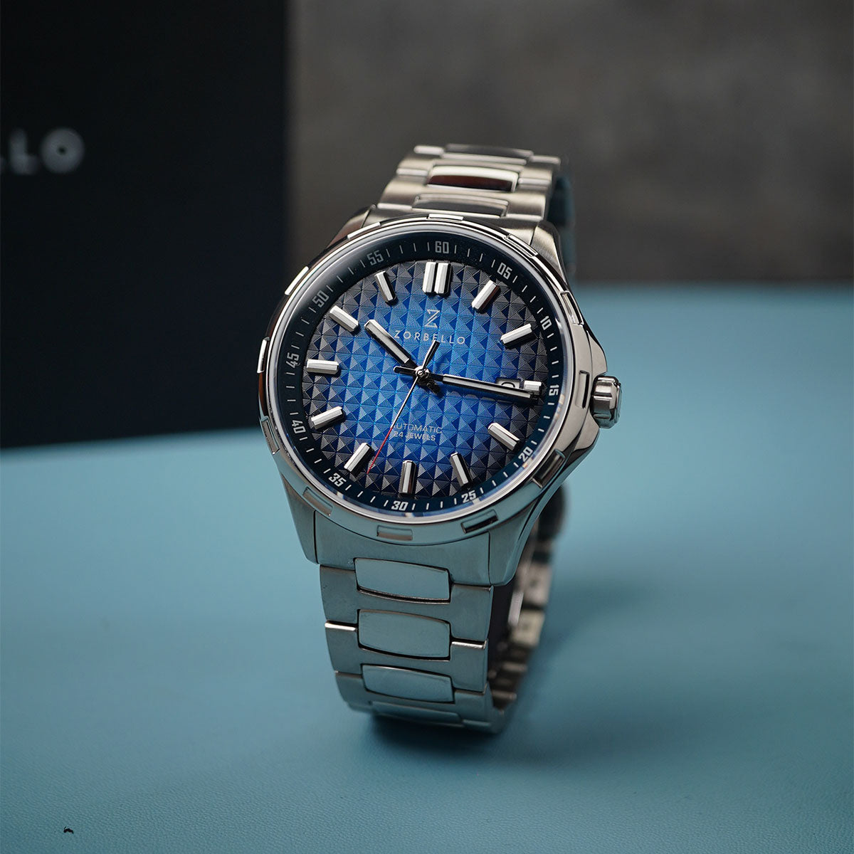 Zorbello M1 Mechanical Degrade Blue ZBAE002 - Horology Story Youtube Store