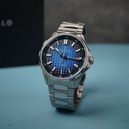 Zorbello M1 Mechanical Degrade Blue ZBAE002 - Horology Story Youtube Store