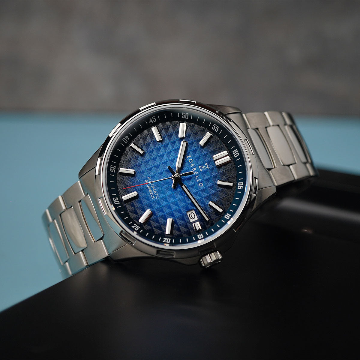 Zorbello M1 Mechanical Degrade Blue ZBAE002 - Horology Story Youtube Store