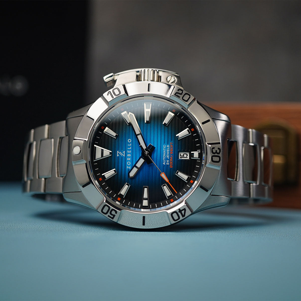 Zorbello D1 Ocean Degrade Blue ZBAG002 - Horology Story Youtube Store