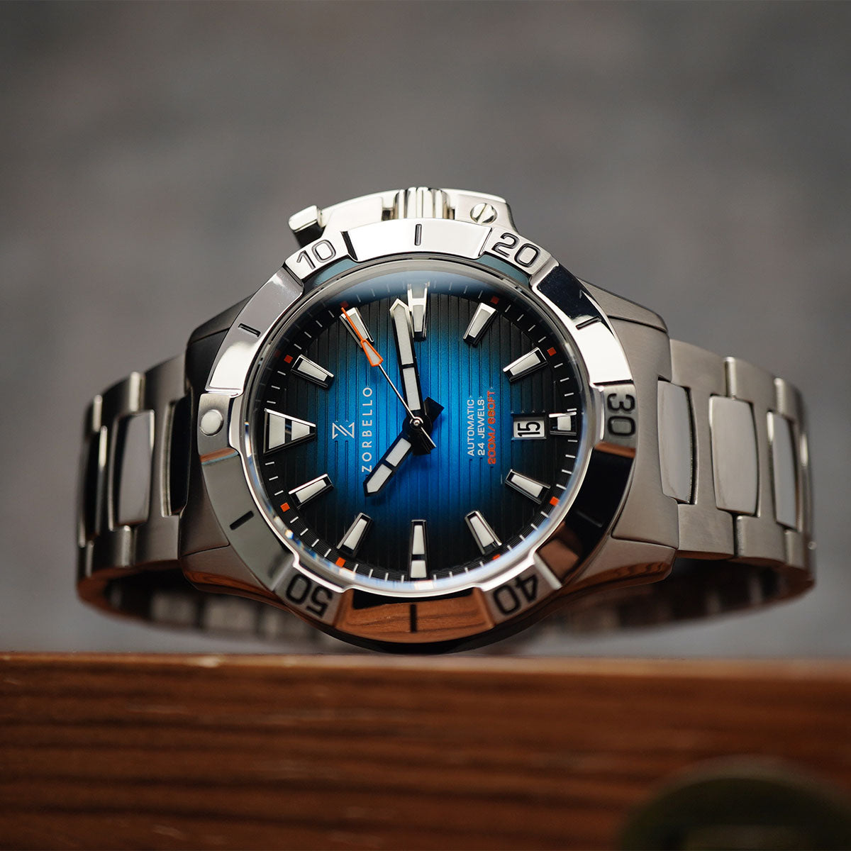Zorbello D1 Ocean Degrade Blue ZBAG002 - Horology Story Youtube Store
