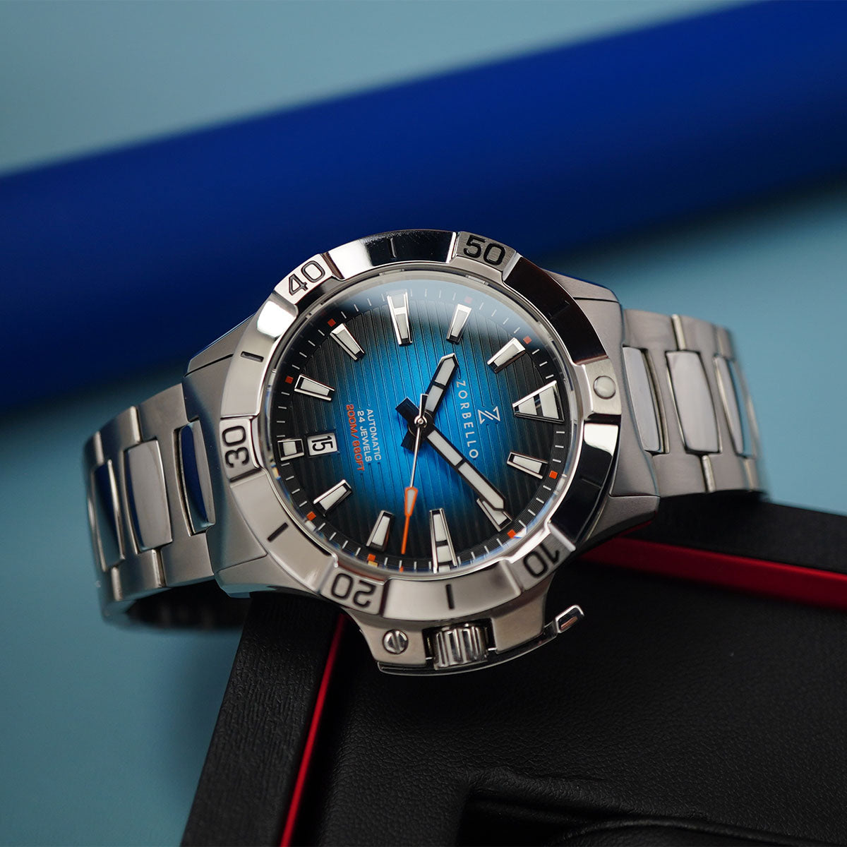 Zorbello D1 Ocean Degrade Blue ZBAG002 - Horology Story Youtube Store