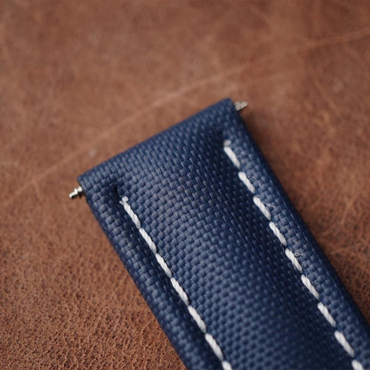 Artem Sailcloth Classic Navy Blue - White Stitching