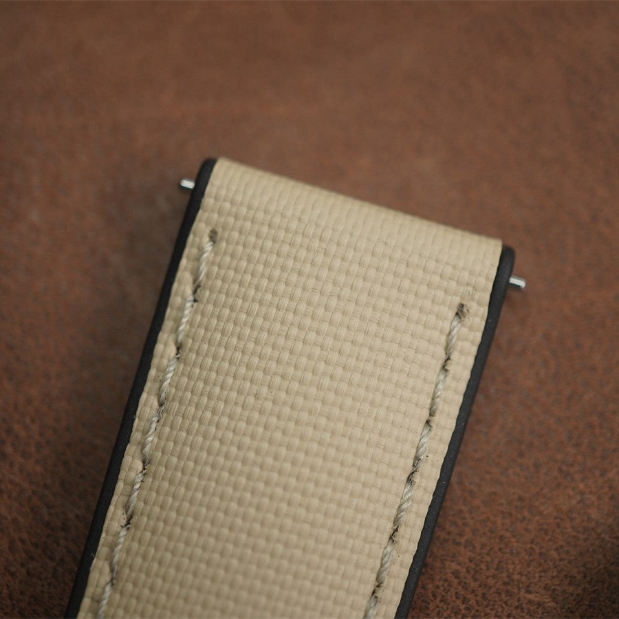 Artem Hydroflex Hybrid FKM Rubber Sand Beige - white Stitching