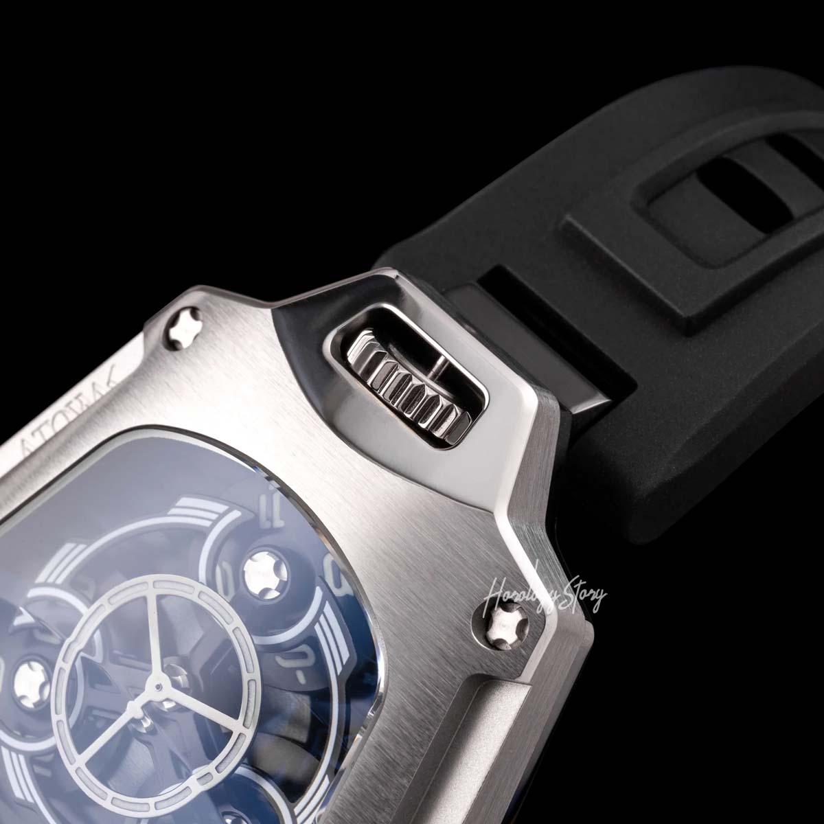 Atowak Spaceship Nebula Silver - Horology Story Youtube Store