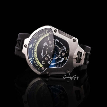 Atowak Spaceship Nebula Silver - Horology Story Youtube Store