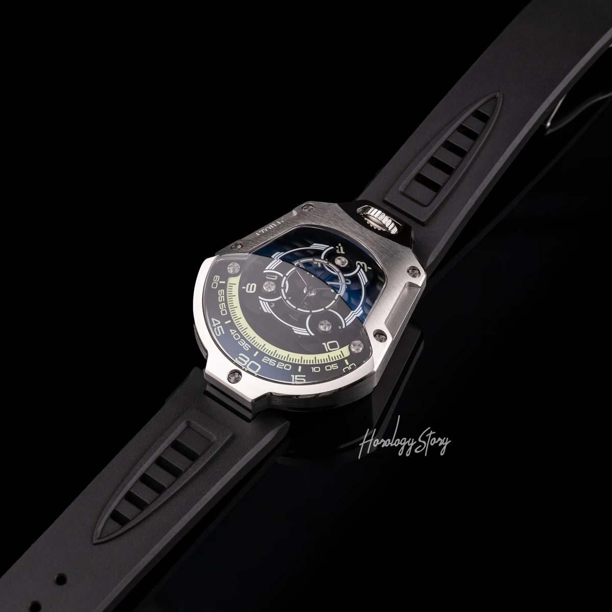 Atowak Spaceship Nebula Silver - Horology Story Youtube Store