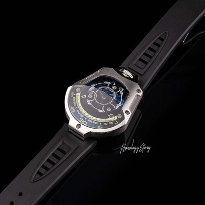 Atowak Spaceship Nebula Silver - Horology Story Youtube Store